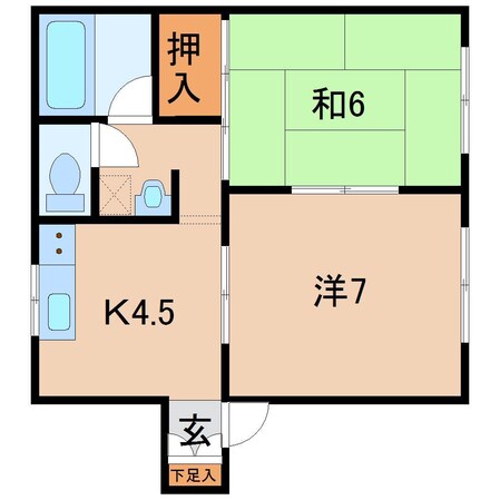 グランデュール3の物件間取画像